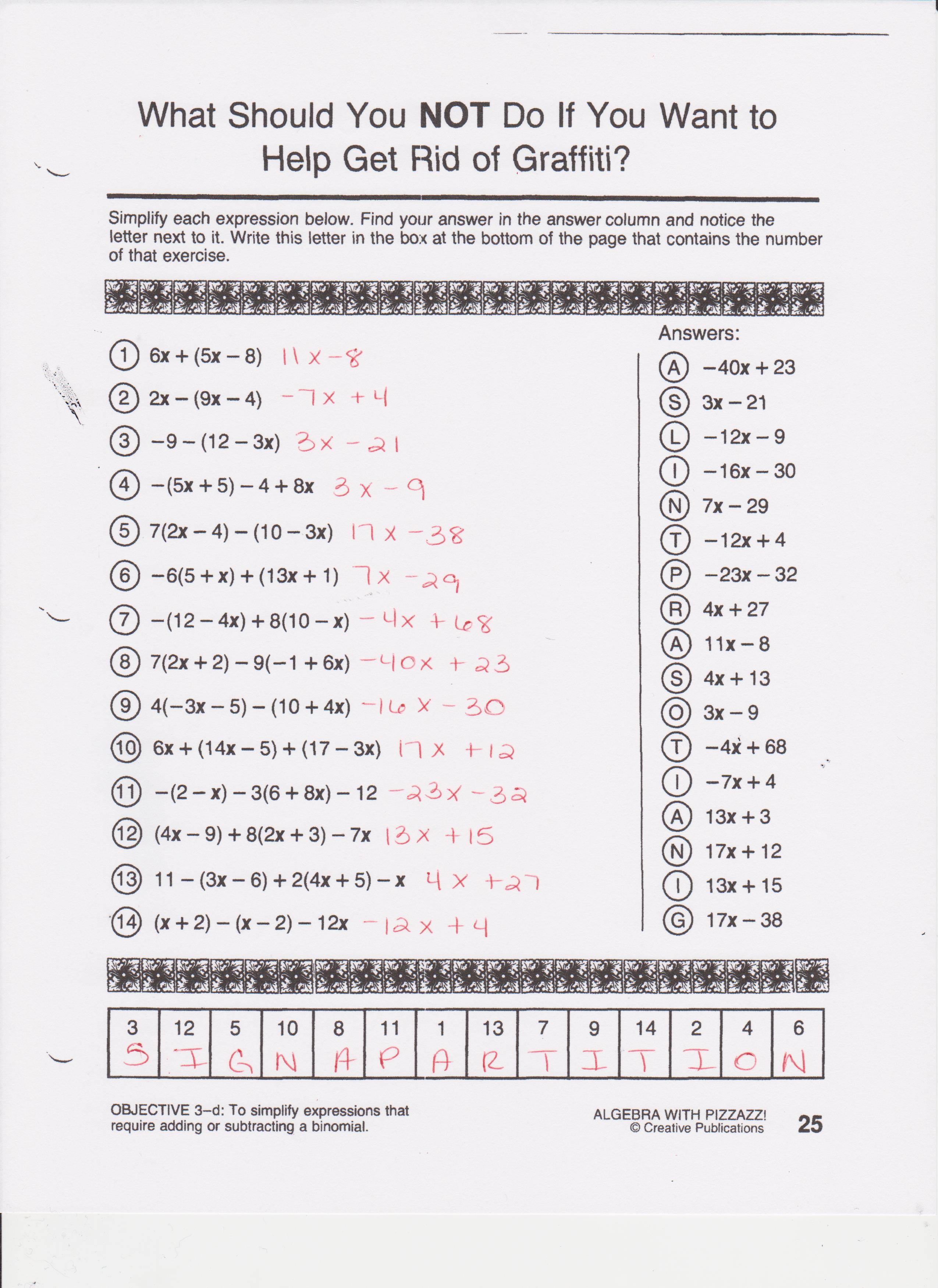 How Does A Hawaiian Baritone Laugh Math Worksheet Answers